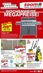 toom Baumarkt Prospekt für Uelzen mit 18 Seiten toom Baumarkt Prospekt für Uelzen: "WOCHENWEISE MEGAPREISE!", 18 Seiten, 24.07.2021 - 30.07.2021