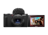 ZV-1 II Kompaktkamera Schwarz, 2.7x opt. Zoom, Xtra Fine Selfie-Touchdisplay, WLAN von SONY im aktuellen MediaMarkt Saturn Prospekt für 769,99 €