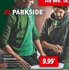Sweathoodie von Parkside im aktuellen Lidl Prospekt