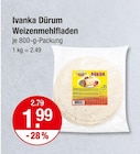 Dürum Weizenmehlfladen im V-Markt Prospekt Dürum Weizenmehlfladen von Ivanka im aktuellen V-Markt Prospekt für 1,99 €