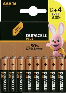 Lot de 12 piles AAA PLUS POWER + 4 gratuites - Géant Casino à Paris Lot de 12 piles AAA PLUS POWER + 4 gratuites en promo chez Géant Casino Paris à 10,12 €