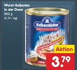 Wurst-Soljanka in der Dose von Halberstädter im aktuellen Netto Marken-Discount Prospekt