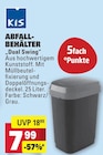 Abfallbehälter Dual Swing im Angebot bei Marktkauf in Kirchheim Abfallbehälter Dual Swing Angebote von KIS bei Marktkauf Kirchheim für 7,99 €