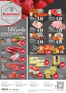 Prospekt der Woche "Aktuelle Angebote" Seite 1, 31.08.2026 bis 05.09.2026 für Essen Aktueller Prospekt "Aktuelle Angebote" Seite 1 von 8 Seiten für Essen