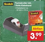 Tischabroller inkl. 1 Rolle Klebeband bei Netto Marken-Discount im Lübbenau Prospekt für 3,99 €