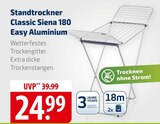 Standtrockner Classic Siena 180 Easy Aluminium Angebote bei famila Nordost Celle für 24,99 €