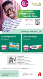 mea - meine apotheke Prospekt für Schwerin: "Unsere Juni-Angebote", 4 Seiten, 01.06.2026 - 30.06.2026