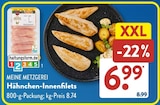 Hähnchen-Innenfilets von Meine Metzgerei im aktuellen ALDI SÜD Prospekt