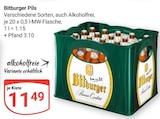 Pils Angebote von Bitburger bei GLOBUS Halle für 11,49 €