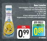 Cremfine im Angebot bei EDEKA in Jena Cremfine Angebote von Rama bei EDEKA Jena für 0,89 €