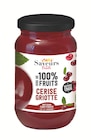 Confiture Extra Cerise Griotte - Saveurs & Fruits dans le catalogue NaturéO