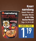 Block im EDEKA Prospekt Snack Pots von Knorr namdong im aktuellen EDEKA Prospekt für 1,19 €