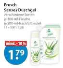 Senses Duschgel von Frosch im aktuellen V-Markt Prospekt für 1,79 €