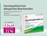 mea - meine apotheke - Homöopathisch bei allergischen Beschwerden Angebot im Prospekt Homöopathisch bei allergischen Beschwerden bei mea - meine apotheke im Prospekt "" für 14,45 €