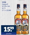 Aquavit im Angebot bei Getränkewelt in Neuss Aquavit Angebote von Linie bei Getränkewelt Neuss für 15,99 €