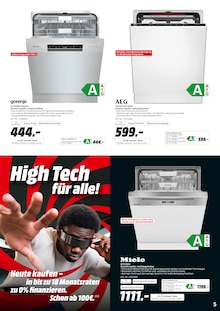 Geschirrspüler im MediaMarkt Saturn Prospekt "High Tech für alle!" mit 16 Seiten (Jena)