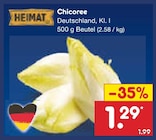 Chicoree von Heimat für 1,29 € bei Netto Marken-Discount im Angebot Chicoree von Heimat im aktuellen Netto Marken-Discount Prospekt