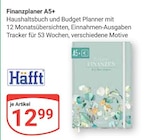 Finanzplaner A5+ im Angebot bei GLOBUS in Kempen Finanzplaner A5+ Angebote von Häfft bei GLOBUS Kempen für 12,99 €