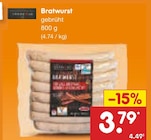 Bratwurst im Angebot bei Netto Marken-Discount in Aachen Bratwurst Angebote bei Netto Marken-Discount Aachen für 3,79 €