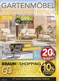 Stuhl Angebot im aktuellen BRAUN Möbel-Center Prospekt auf Seite 1