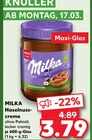 Haselnusscreme Angebote von Milka bei Kaufland Rottenburg für 3,79 €