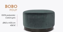 Bobo pouf - Crozatier à Boulogne-Billancourt Bobo pouf en promo chez Crozatier Boulogne-Billancourt à 490,00 €