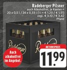 Aktuelle Radeberger Angebote bei EDEKA in Bochum Aktuelles Radeberger Pilsner Angebot bei EDEKA in Bochum ab 11,99 €