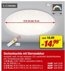 Deckenleuchte mit Sternendekor  im aktuellen toom Baumarkt Prospekt für 14,99 €