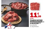 Viande bovine bourguignon à mijoter en promo chez U Express Viande bovine bourguignon à mijoter dans le catalogue U Express