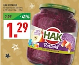Rotkohl mit Apfelstücken oder ohne von HAK im aktuellen Marktkauf Prospekt