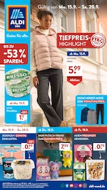 ALDI SÜD Prospekt der aktuellen Woche, gültig von 15.09.2025 bis 20.09.2025 Aktueller ALDI SÜD Prospekt "Gutes für Alle." mit 45 Seiten