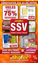 Aktueller Möbel Inhofer Möbel & Einrichtung Prospekt in Christophruhe und Umgebung, "GÜNSTIGSTER SSV ALLER ZEITEN" mit 12 Seiten, 04.07.2025 - 19.07.2025