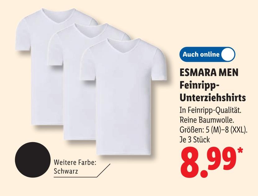 Feinripp-Unterziehshirts