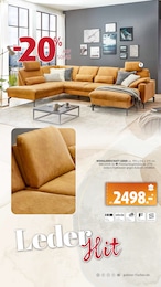 Wohnzimmer im Polstermöbel Fischer Prospekt "PERSONAL-KAUFTAGE" auf Seite 19