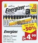 Alkaline Power Mignon (AA) bei famila Nordwest im Syke Prospekt für 4,99 €