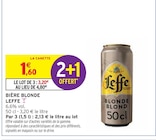 Bière Blonde - Leffe - Intermarché à Perpignan Bière Blonde - Leffe en promo chez Intermarché Perpignan à 3,20 €