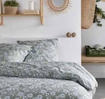 Parure housse de couette 2 personnes et 2 taies d'oreiller today - TODAY en promo chez Intermarché Charleville-Mézières à 10,14 €