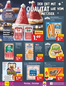 Wurst im Netto Marken-Discount Prospekt "Aktuelle Angebote" mit 56 Seiten (Nürnberg)