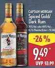 Spiced Gold/Dark Rum von Captain Morgan im aktuellen ALDI Nord Prospekt für 9,49 €