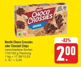 Choco Crossies oder Choclait Chips bei nah und gut im Schwanfeld Prospekt für 2,00 €