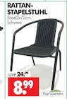 RATTAN-STAPELSTUHL im Angebot bei Wreesmann in Freiberg RATTAN-STAPELSTUHL Angebote von Top Garten bei Wreesmann Freiberg für 8,99 €