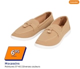 Mocassins en promo chez Action Levallois-Perret à 6,95 €