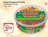Aktuelle Haribo Angebote bei GLOBUS in Braunschweig Aktuelles Fruchtgummi Party Box Angebot bei GLOBUS in Braunschweig ab 3,99 €