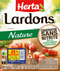 LARDONS NATURE SANS NITRITE HERTA - HERTA à 1,95 € dans le catalogue Auchan Supermarché