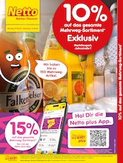 Netto Marken-Discount Discounter Prospekt der aktuellen Woche mit 2 Seiten, gültig von 07.09.2026 bis 12.09.2026, in Marktleugast und Umgebung Aktueller Netto Marken-Discount Discounter Prospekt in Marktleugast und Umgebung, "10% auf das gesamte Mehrweg-Sortiment" mit 2 Seiten, 07.09.2026 - 12.09.2026