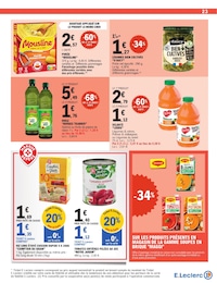 Offre Huile Alimentaire dans le catalogue E.Leclerc du moment à la page 23