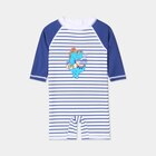 Combinaison de bain manches courtes bleu bébé garçon à 9,09 € dans le catalogue La Halle
