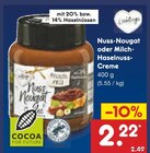 Nuss-Nougat Creme Angebote bei Netto Marken-Discount Wolfsburg für 2,22 €