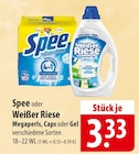 Spee Weißer Riese Megaperls, Caps oder Gel bei famila Nordost im Mölln Prospekt für 3,33 €