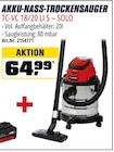 Akku-Nass-Trockensauger Tc-vc 18/20 Li s – Solo von einhell für 64,99 € bei OBI im Angebot Akku-Nass-Trockensauger Tc-vc 18/20 Li s – Solo von einhell im aktuellen OBI Prospekt
